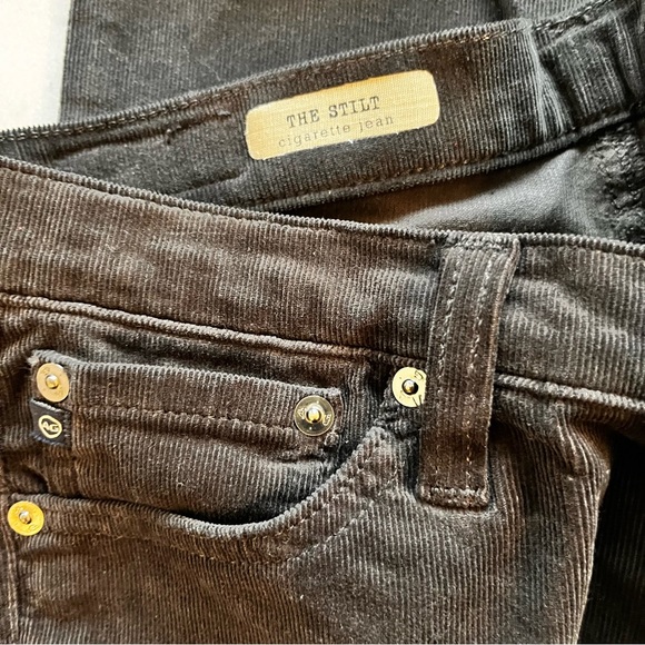 BNWT AG "THE STILT" CORDUROY CIGARETTE JEANS - Picture 8 of 12
